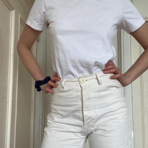 Jesse Kamm Handy Pant - Salt White, Size 4 Gently used - Picture 4 of 8